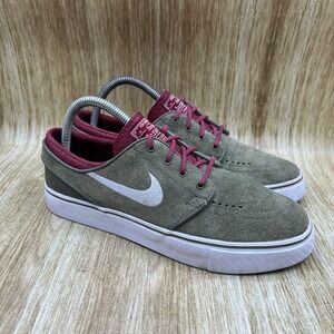 Nike Stefan Janoski Men's Size 7 Green Skateboarding‎ Shoes Sneakers 333824-216